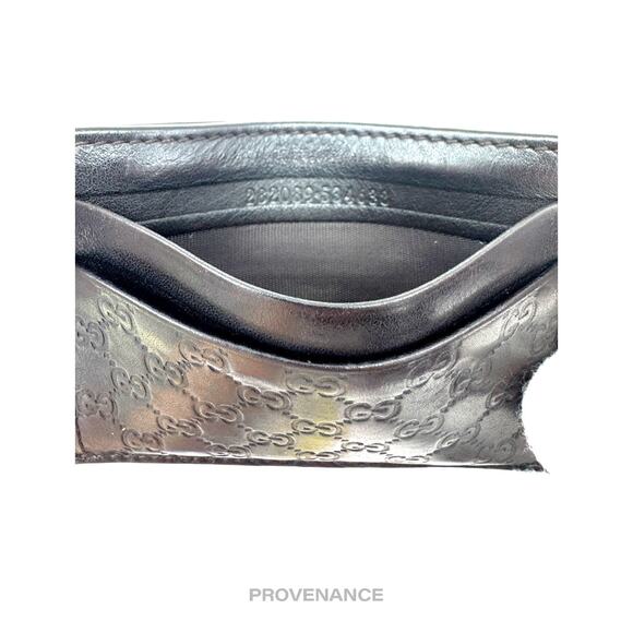 🔴 Gucci Card Holder Wallet - Dark Chocolate MicroGuccissima - Picture 6 of 6